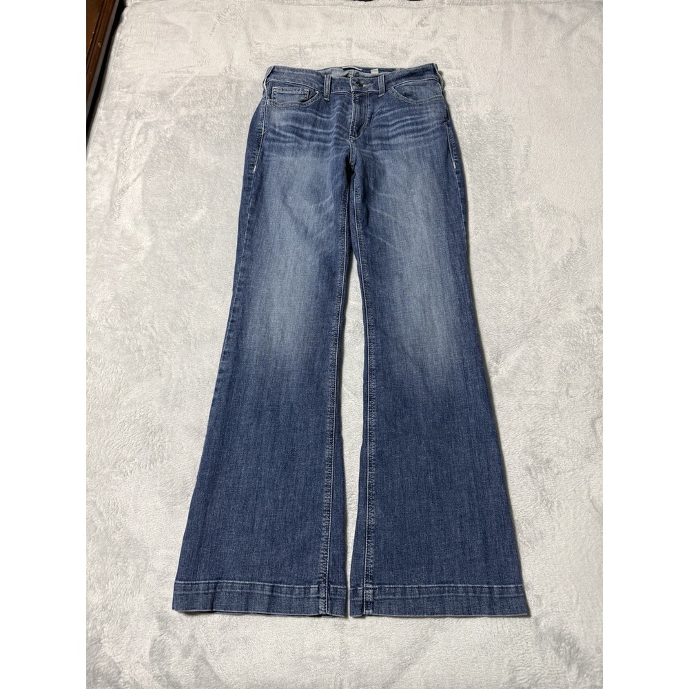 Ariat Jeans Womens 30 Blue Slim Trouser Flare High Rise Denim 30x31.5